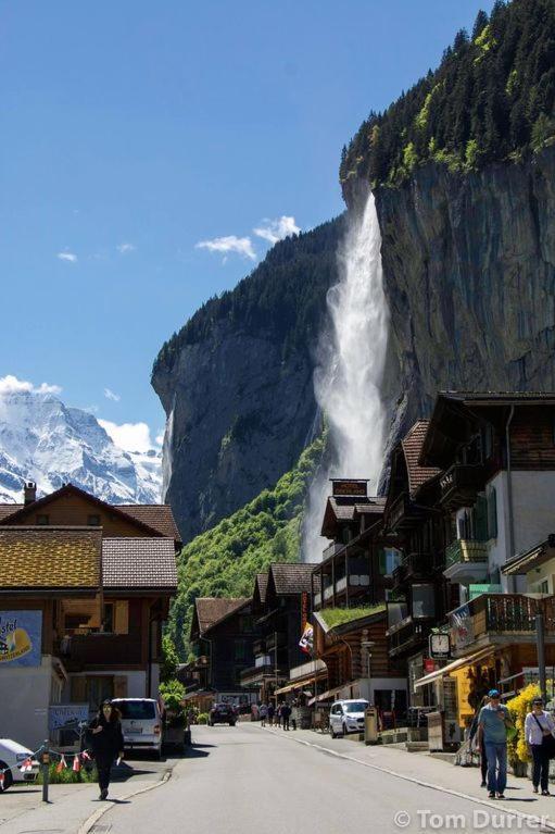 Staubbach Beautiful Waterfall Lauterbrunnen